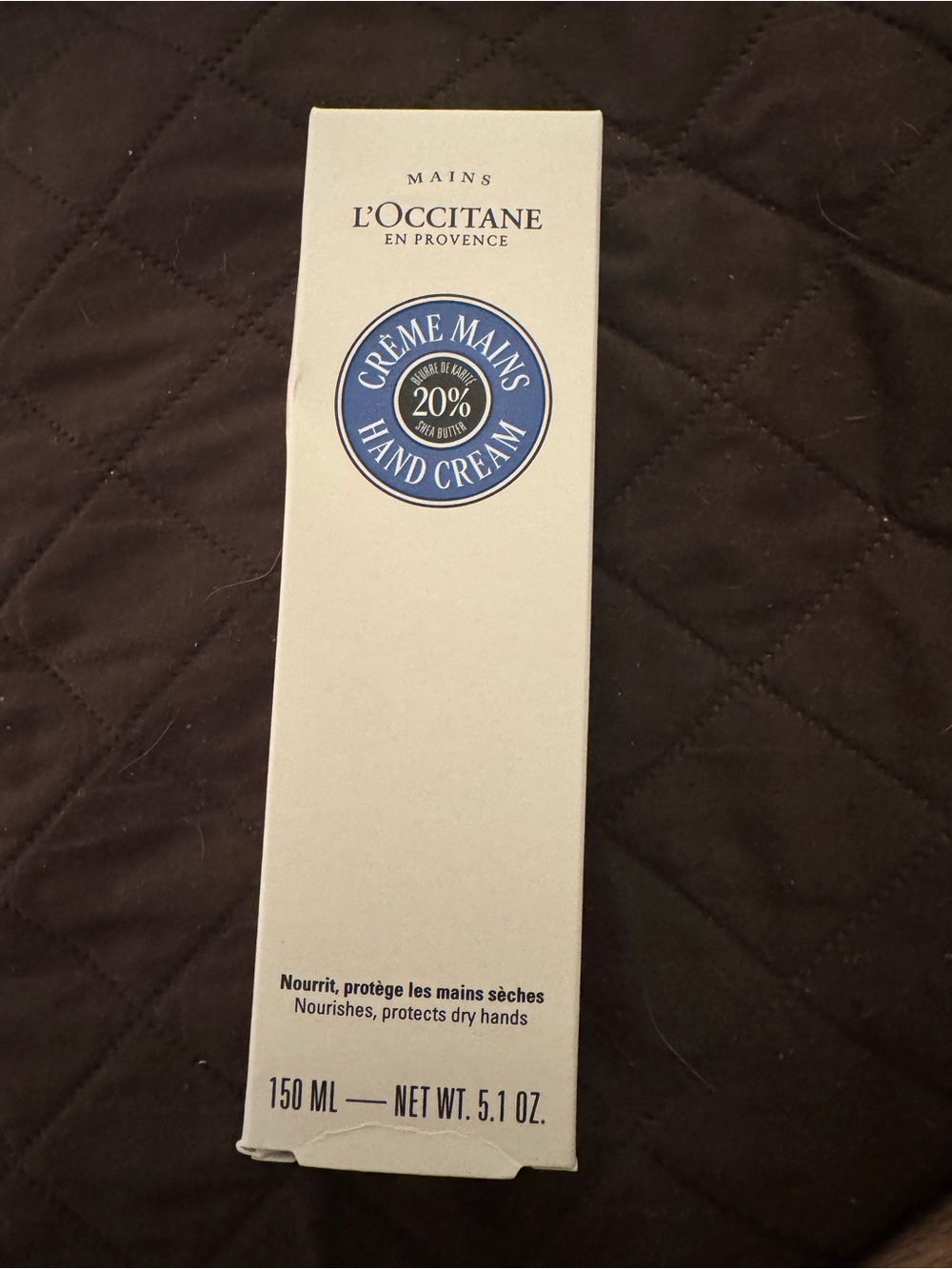 L'OCCITANE Shea Hand Cream Box - Cream with Blue Accent